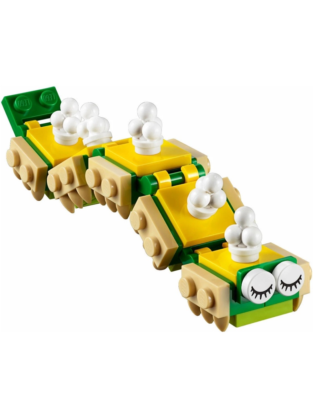 Lego Yellow, Green & Tan Caterpillar Mini Build